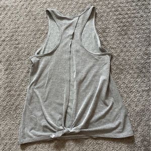 women’s open back tank top